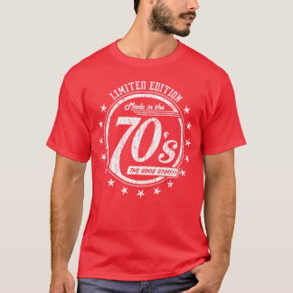 Camiseta Feito nos anos 70 retro