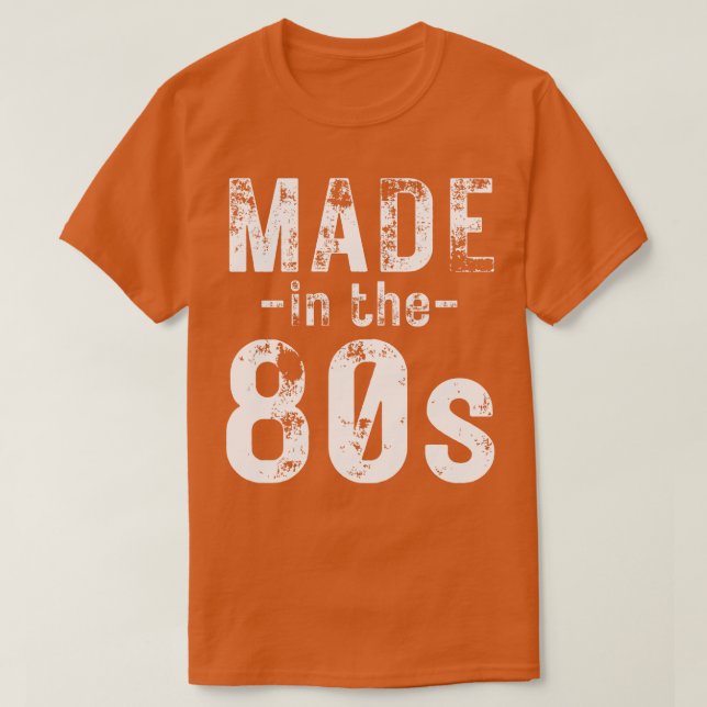 Camiseta Feito nos anos 80 (Frente do Design)