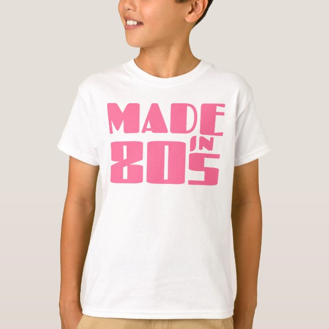 Camiseta Feito nos anos 80 (Frente)