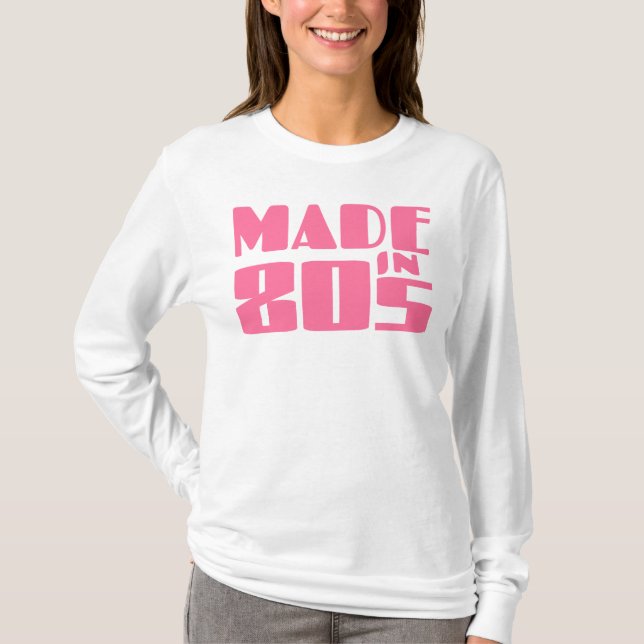 Camiseta Feito nos anos 80 (Frente)
