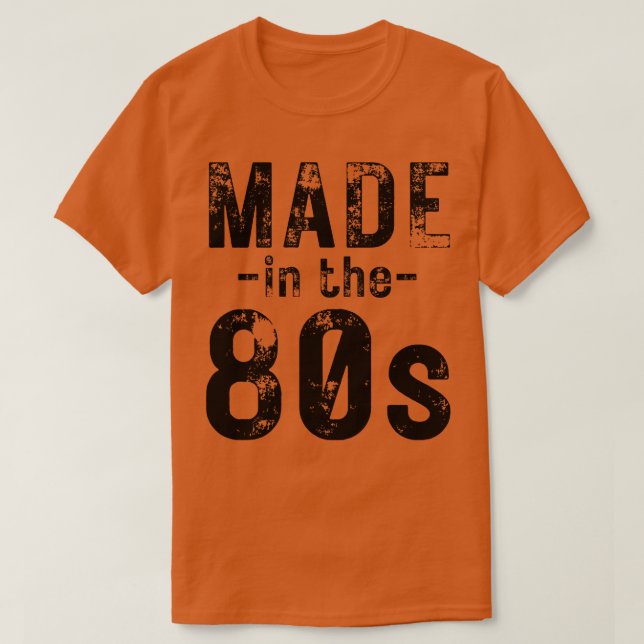 Camiseta Feito nos anos 80 3 (Frente do Design)