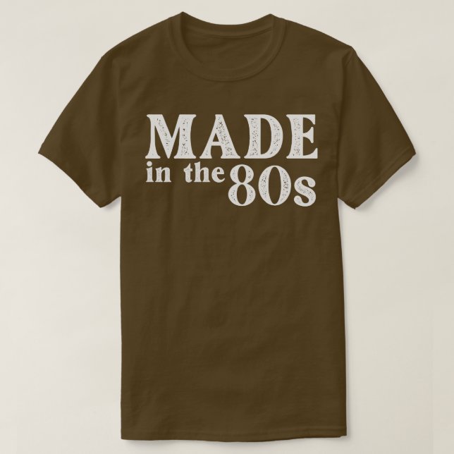 Camiseta Feito nos anos 80 4 (Frente do Design)
