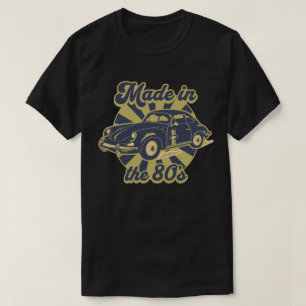 Camiseta feito nos anos 80 amantes de carros clássicos vint