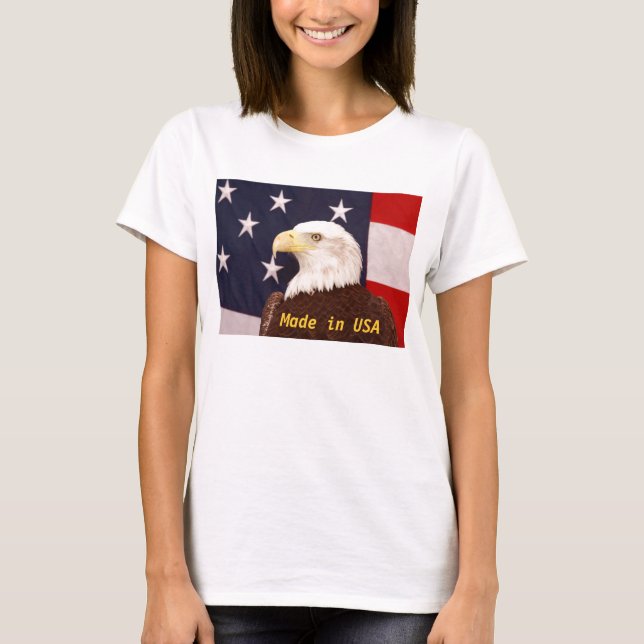 Camiseta Feito nos EUA (Frente)