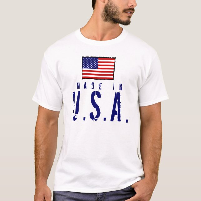 Camiseta Feito nos EUA (Frente)