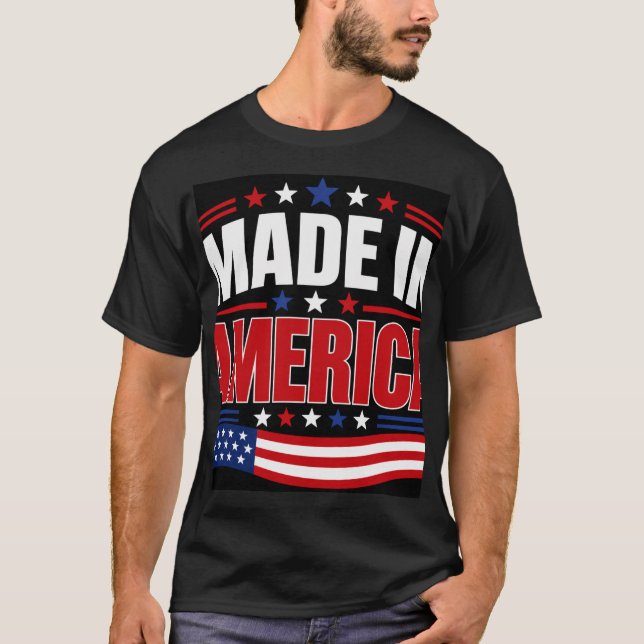 Camiseta Feito nos EUA (Frente)