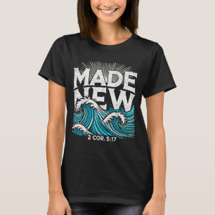 Camiseta Feito Novo Batizado Batismo