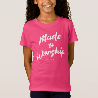 Camiseta Feito para Adorar Salmo 95:1