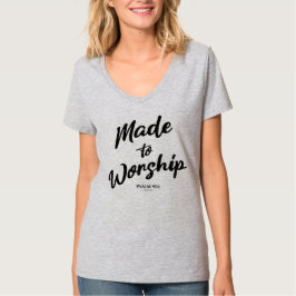 Camiseta Feito para Adorar Salmo 95:1