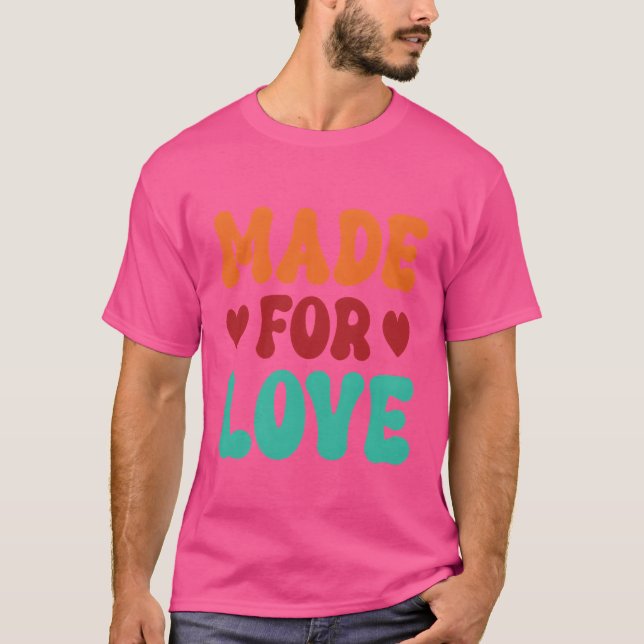 Camiseta Feito para o Amor engraçado (Frente)
