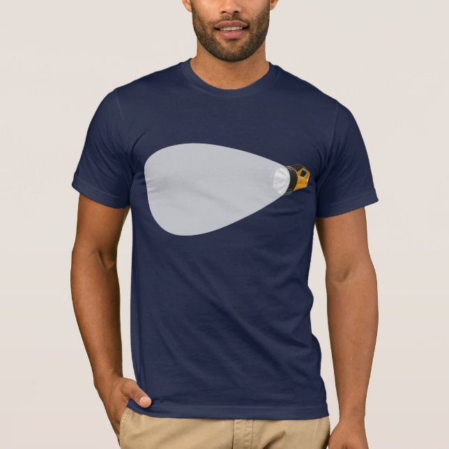 Camiseta Feixe da lanterna elétrica (Frente)