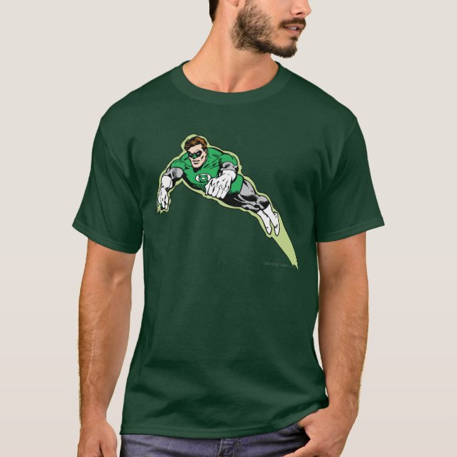 Camiseta Feixe de Energia Lanterna Verde (Frente)