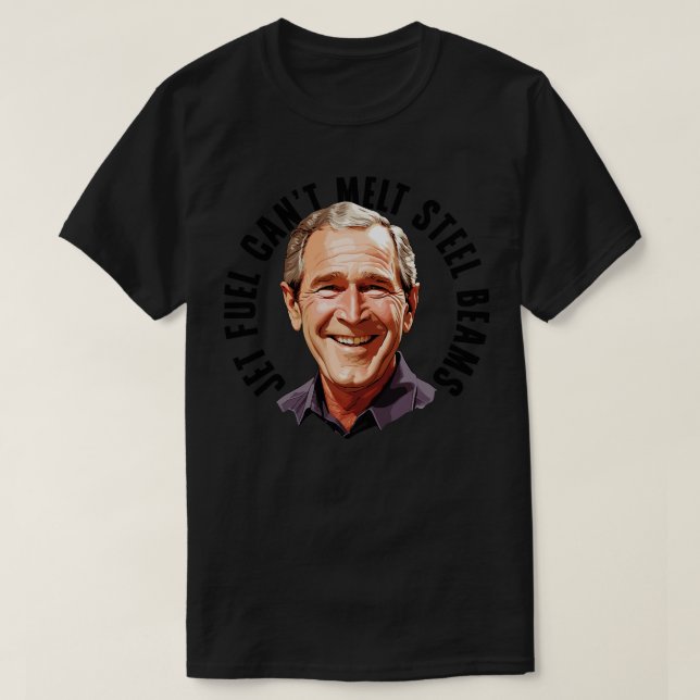 Camiseta Feixes 2 de aço derretido com cante de combustível (Frente do Design)