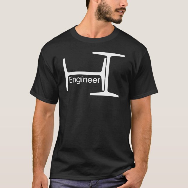 Camiseta Feixes de aço engenheiro (Frente)