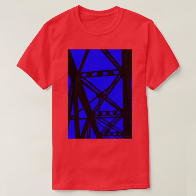 Camiseta Feixes de Caminho de Ferro Ink 1 (Frente do Design)