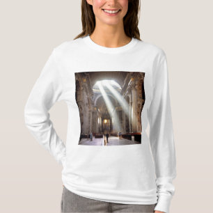 Camiseta Feixes de luz solar derramam-se pelas janelas