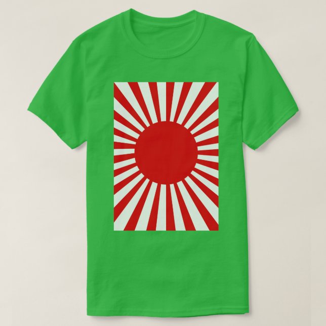 Camiseta Feixes de sol vermelhos (Frente do Design)