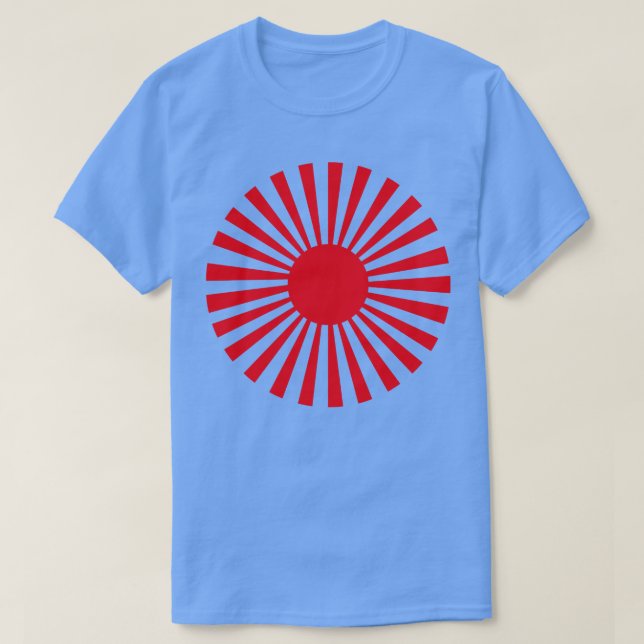 Camiseta Feixes de sol vermelhos 1 (Frente do Design)
