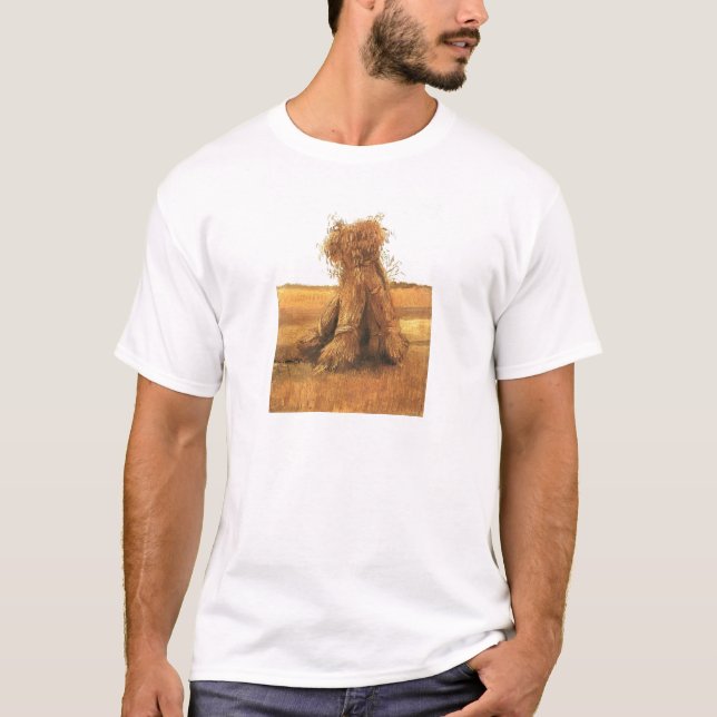 Camiseta Feixes de Trigo num Campo, van Gogh (Frente)