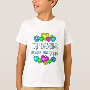 Camiseta Felicidade da dança de torneira