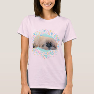 Camiseta Felicidade das bolhas de Pekingese