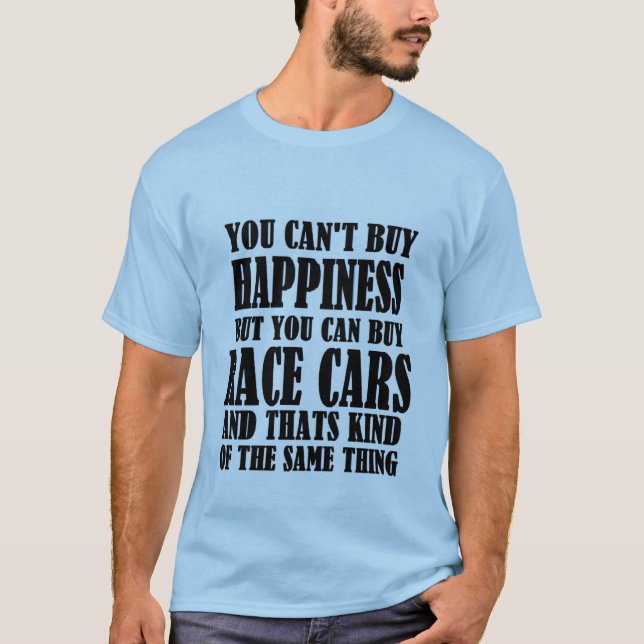 Camiseta Felicidade de Car= da raça (Frente)
