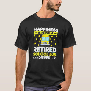 Camiseta Felicidade de Dirigir Ônibus É Ser Um Motorista de