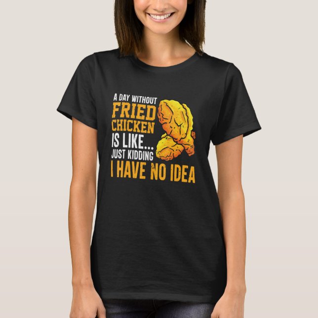 Camiseta Felicidade de Frango Comida Viciada em Comida Esti (Frente)