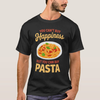 Camiseta Felicidade de Massa Espaguete Italiano