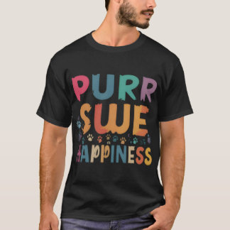 Camiseta Felicidade de purr-sue