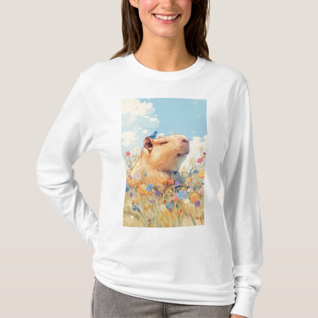 Camiseta Felicidade do Capivara (Frente)