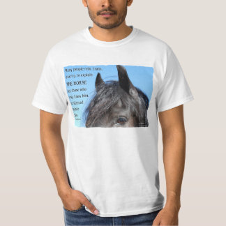 Camiseta Felicidade do cavalo do frisão