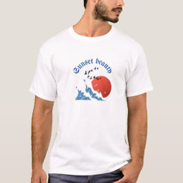 Camiseta Felicidade do Pôr do Sol Eterno