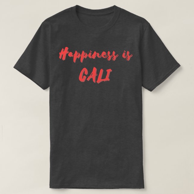 Camiseta Felicidade é Cali (Frente do Design)