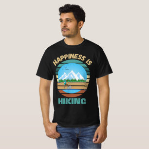CAMISETA FELICIDADE É CAMINHAR