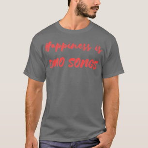 Camiseta Felicidade é Canções Emo