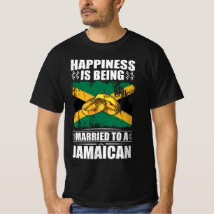 Camiseta Felicidade É Casada Com Um Jamaicano