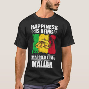 Camiseta Felicidade É Casada Com Um Maliano