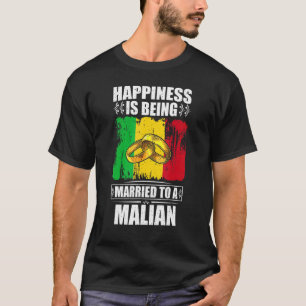 Camiseta Felicidade É Casada Com Um Maliano