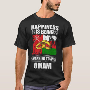 Camiseta Felicidade É Casada Com Um Omani