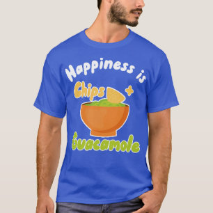 Camiseta Felicidade é Chips Guacamole