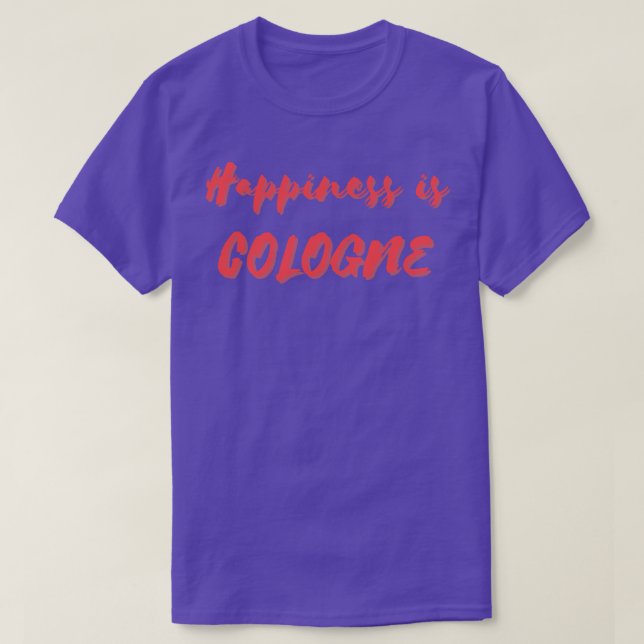 Camiseta Felicidade é Colônia (Frente do Design)