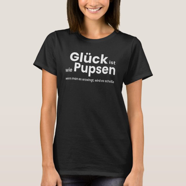 Camiseta Felicidade É Como Dólares Se Você Vai Atirar (Frente)