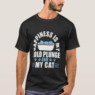 Camiseta Felicidade É Meu Plunge Frio E Meu Banho De Gelo D