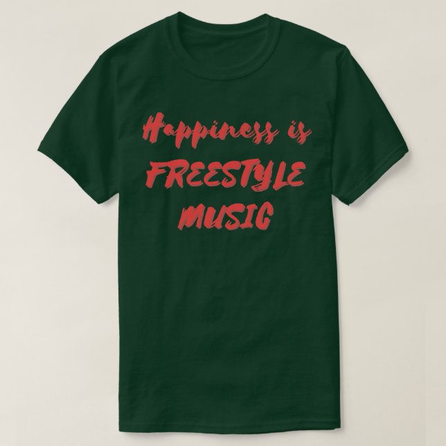 Camiseta Felicidade é Música Livre (Frente do Design)