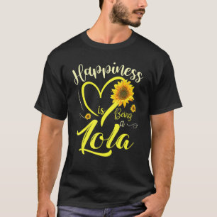 Camiseta Felicidade É Ser Lola Sunflower 1