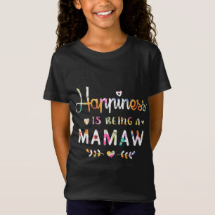 Camiseta Felicidade é ser um Natal para a vovó.
