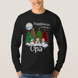 Camiseta Felicidade É Ser Um Pl De Leopardo De Árvore De Na