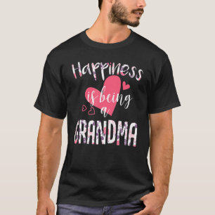 Camiseta Felicidade É Ser Uma Avó, Dia de as mães