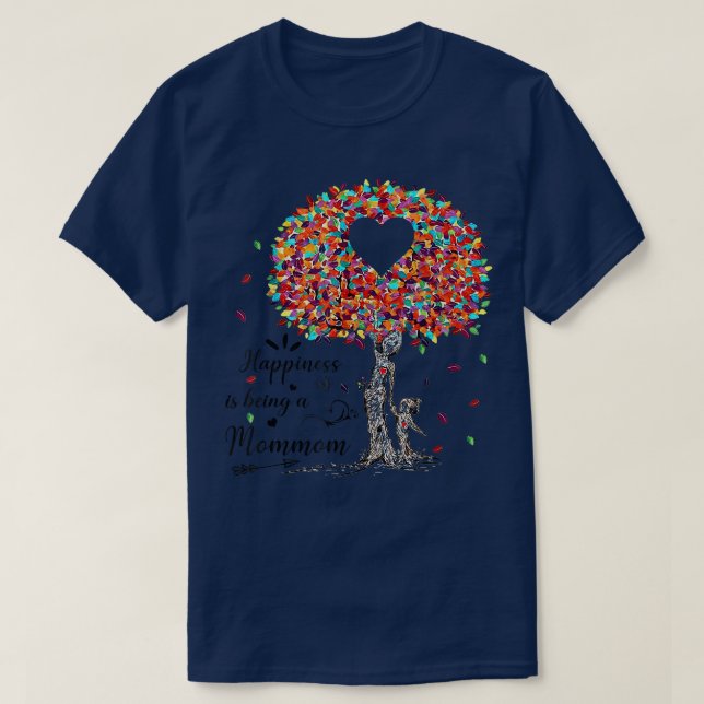 Camiseta Felicidade É Ser Uma Mamãe Tshirt Mães Bonitas Da (Frente do Design)